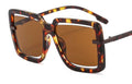 Hollowed Out Square Sunglasses