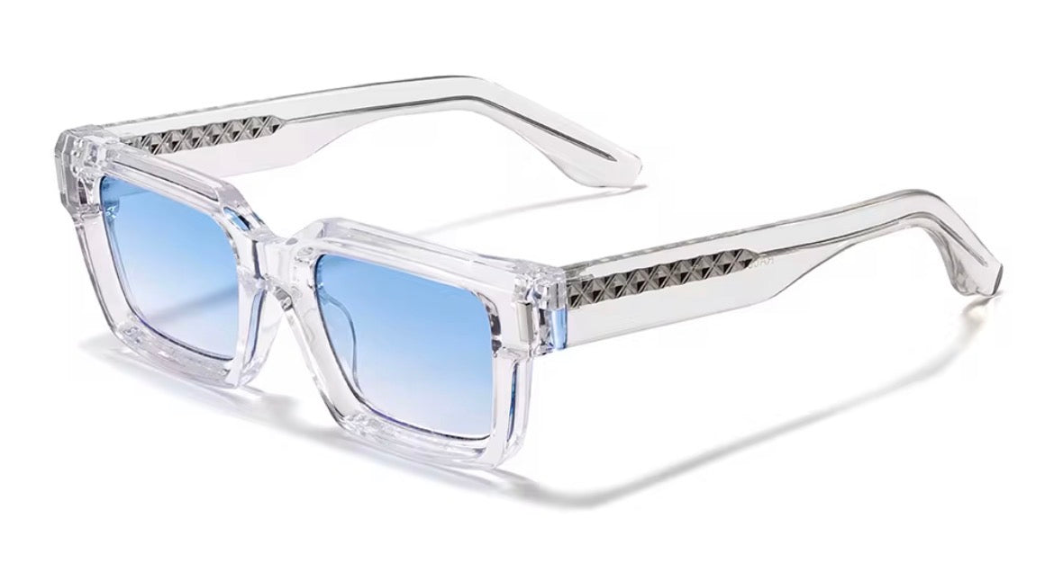 Square Vintage Thick Frame Sunglasses