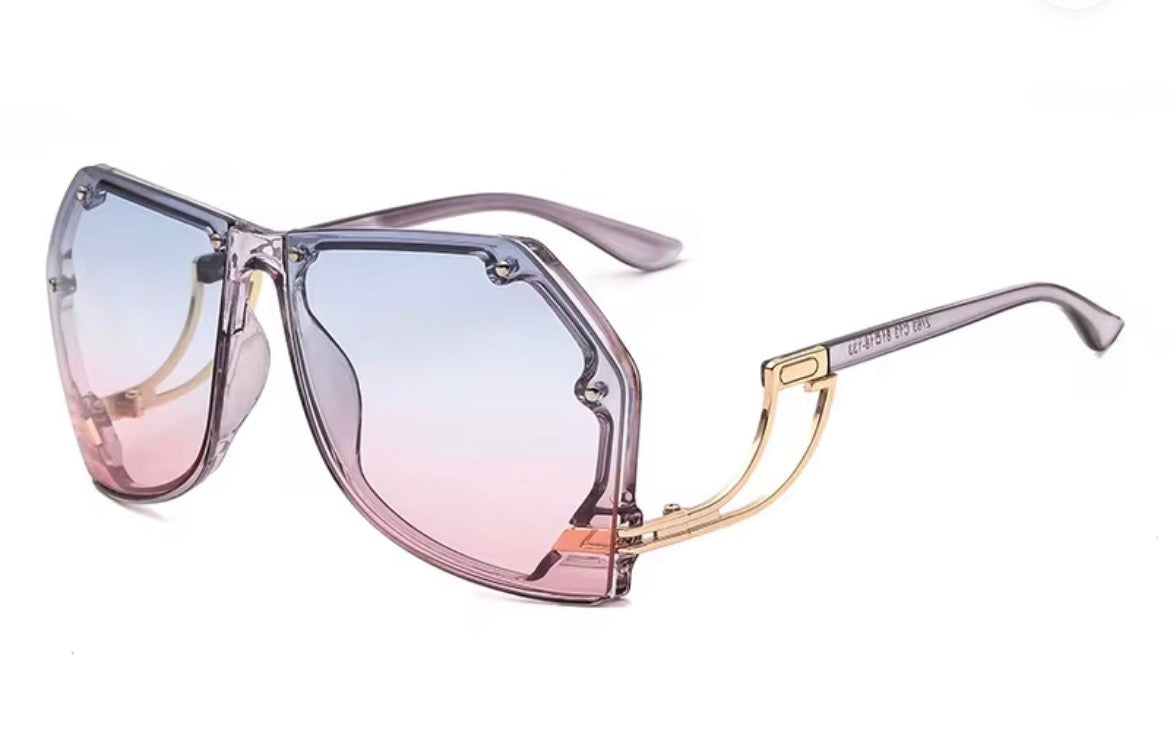Oversized Irregular Shape Sunglasses