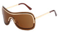 Rimless Goggle Sunglasses